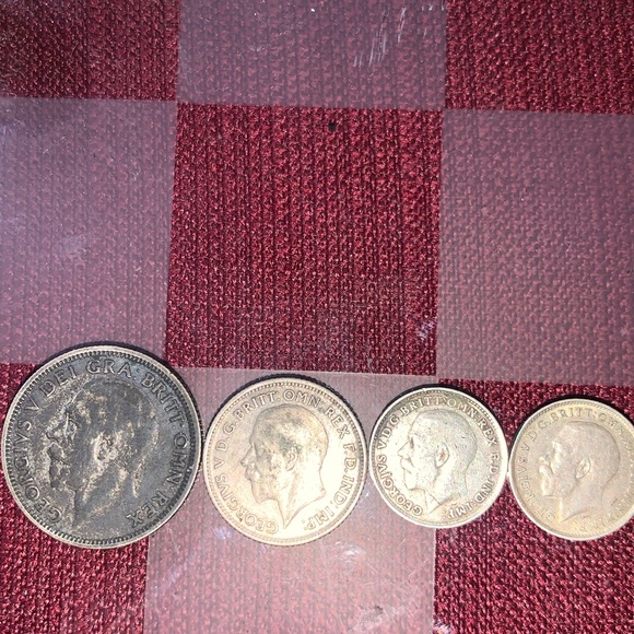 Antique Great Britain George V1 king all different dates - Picture 3 of 8